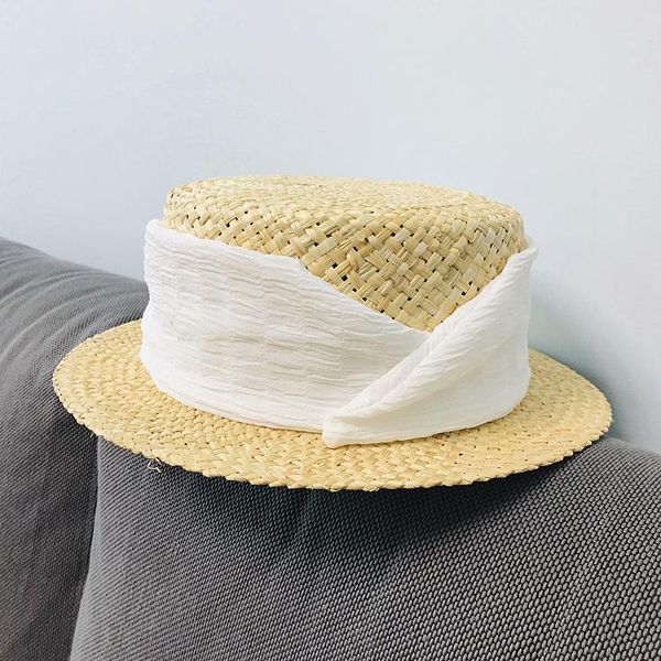 wide brim hats spring summer natural grass hat for women woven flat sunscreen beach straw designer cap, Blue;gray
wide brim hats spring summer natural grass hat for women woven flat sunscreen beach straw designer cap, Blue;gray