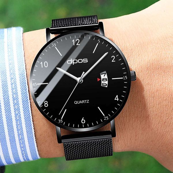 watch business leisure new quartz men's watch waterproof luminous leather mesh belt fashion 0yov, Slivery;brown
watch business leisure new quartz men's watch waterproof luminous leather mesh belt fashion 0yov, Slivery;brown