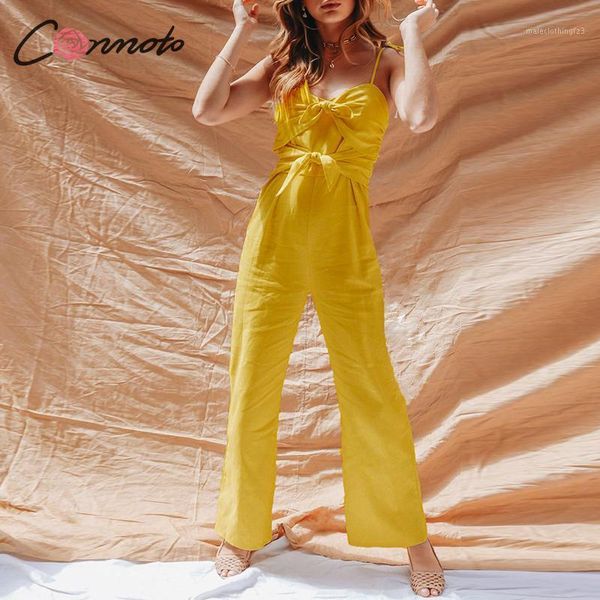 women's jumpsuits & rompers conmoto fashion lace up jumpsuit women 2021 summer high waist bow straight female casual holiday linen play, Black;white
women's jumpsuits & rompers conmoto fashion lace up jumpsuit women 2021 summer high waist bow straight female casual holiday linen play, Black;white