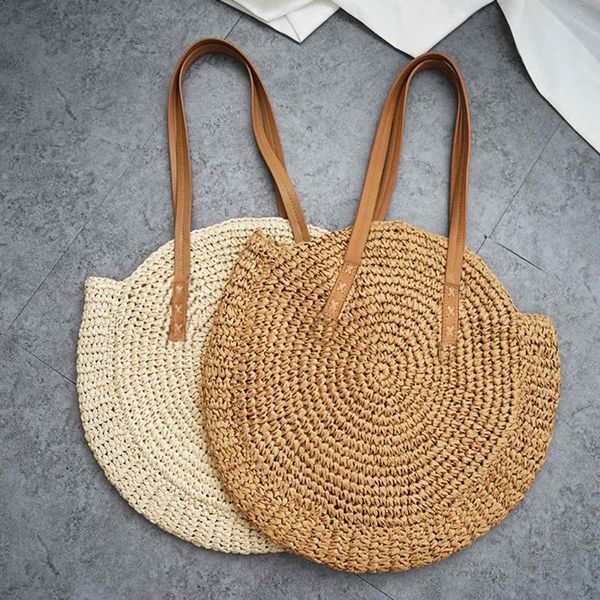 round straw beach bag circle rattan women bohemian woven shoulder bag handbag handmade bohemian summer vacation casual bags
round straw beach bag circle rattan women bohemian woven shoulder bag handbag handmade bohemian summer vacation casual bags