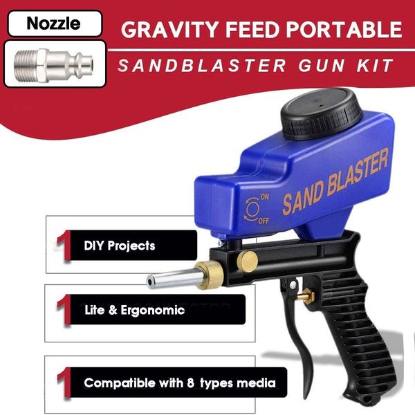 portable gravity sandblasting gun pneumatic sandblasting set rust blasting device small sand blasting machine 600cc
portable gravity sandblasting gun pneumatic sandblasting set rust blasting device small sand blasting machine 600cc