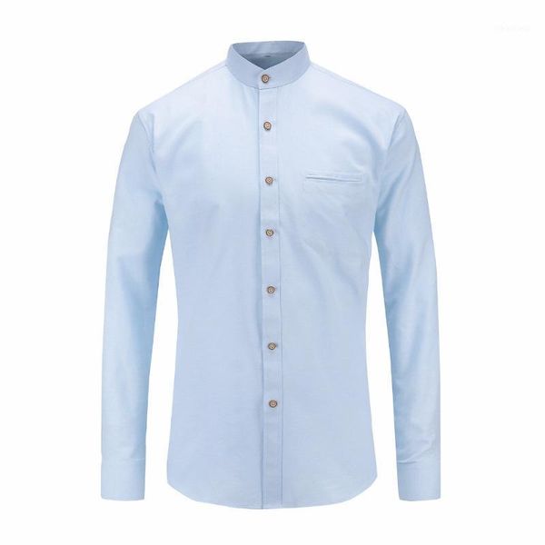 men's dress shirts 2021 spring men shirt solid oxford long sleeve chemise homme stand collar single breasted formal cotton slim fit shi, White;black
men's dress shirts 2021 spring men shirt solid oxford long sleeve chemise homme stand collar single breasted formal cotton slim fit shi, White;black