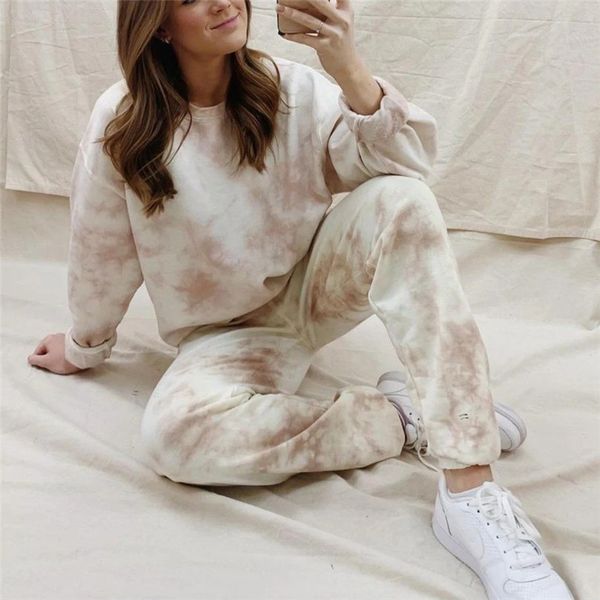 tie-cryed printing women custsuit с длинными рукавами толстовки топы брюки 2 шт. повседневные наряды мода дамы свитер брюки pajamas sets ly1, White
tie-cryed printing women custsuit с длинными рукавами толстовки топы брюки 2 шт. повседневные наряды мода дамы свитер брюки pajamas sets ly1, White