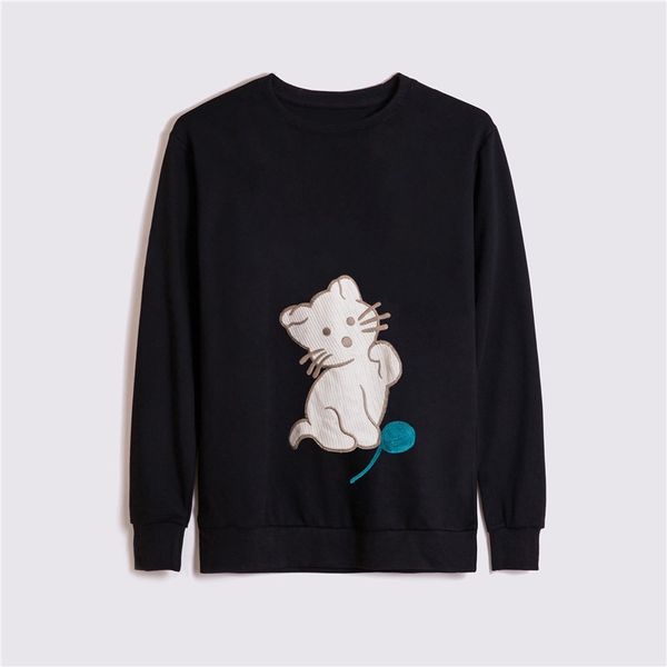 fashion men hoodie men and women cotton sweatshirt solid color retro long sleeve hoodie sweater, Black
fashion men hoodie men and women cotton sweatshirt solid color retro long sleeve hoodie sweater, Black