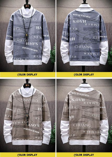 mens designers sweaters designer sweater luxury loose sweater fake two-piece long sleeved sweater men 2021 korean trendy clothes selling, Black
mens designers sweaters designer sweater luxury loose sweater fake two-piece long sleeved sweater men 2021 korean trendy clothes selling, Black