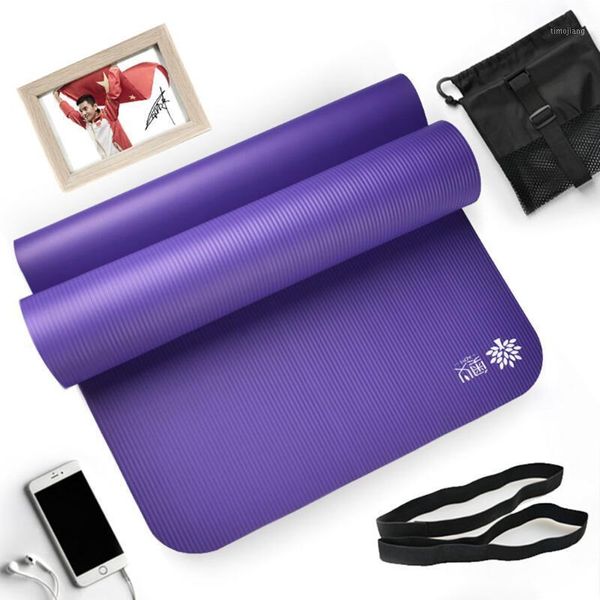 10mm nbr yoga mat pilates mat non-slip fitness pad indoor workout household gymnastic mats cushion w/ storage bag 183 x 66 x 1cm1
10mm nbr yoga mat pilates mat non-slip fitness pad indoor workout household gymnastic mats cushion w/ storage bag 183 x 66 x 1cm1
