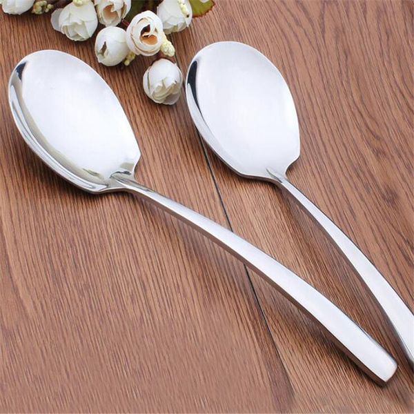 1pc thicken dinner dish bar cafe public spoon round head buffet serving spoon large stainless steel soup rice western restaurant
1pc thicken dinner dish bar cafe public spoon round head buffet serving spoon large stainless steel soup rice western restaurant