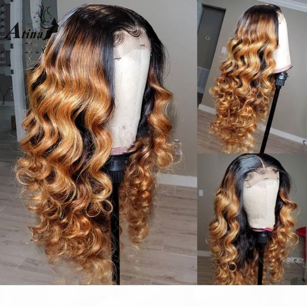 ombre colored honey blonde human hair wig bleach knots remy brazilian body wave hd transparent lace part wig for black women 250, Black;brown
ombre colored honey blonde human hair wig bleach knots remy brazilian body wave hd transparent lace part wig for black women 250, Black;brown