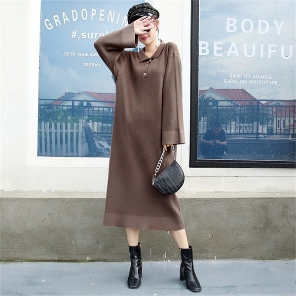 gigogou oversized long knit women maxi straight dress thick warm turn-down collar sweater dress autumn winter button party dress 201204, Black;pink
gigogou oversized long knit women maxi straight dress thick warm turn-down collar sweater dress autumn winter button party dress 201204, Black;pink