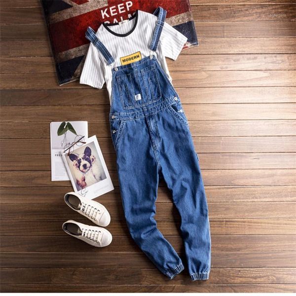 de moda azul holgado mono hombres mono denim babero haz pies jeans coreano ropa informal estilo hip hop bolsillo de carga p1, Blue
de moda azul holgado mono hombres mono denim babero haz pies jeans coreano ropa informal estilo hip hop bolsillo de carga p1, Blue