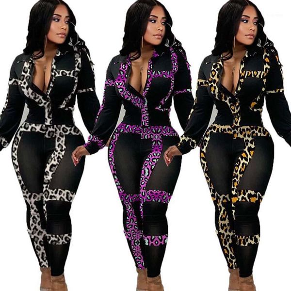 new color leopard print button up causal rompers womens jumpsuit turn down collar long sleeve bodysuit club long playsuit1, Black;white
new color leopard print button up causal rompers womens jumpsuit turn down collar long sleeve bodysuit club long playsuit1, Black;white