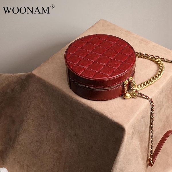 woonam women designer fashion handbag genuine calf leather stitched plaid mini round satchel shoulder cross body bag wb870
woonam women designer fashion handbag genuine calf leather stitched plaid mini round satchel shoulder cross body bag wb870