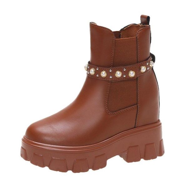 boots fashion women chunky platform ankle woman pearl thick sole motorcycle 9.5cm winter keep warm fur short, Black
boots fashion women chunky platform ankle woman pearl thick sole motorcycle 9.5cm winter keep warm fur short, Black