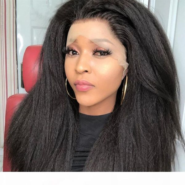 kinky straight human hair lace front wigs brazilian 13x6 t type lace human hair wigs for black women remy hair natural color, Black;brown
kinky straight human hair lace front wigs brazilian 13x6 t type lace human hair wigs for black women remy hair natural color, Black;brown