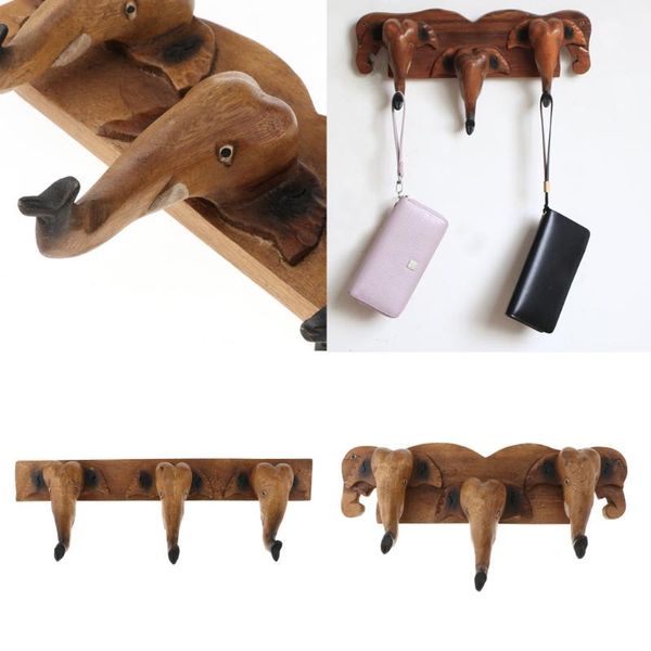 hooks & rails handmade creative wooden elephant head wall mounted trunk hook hanger home decoration
hooks & rails handmade creative wooden elephant head wall mounted trunk hook hanger home decoration