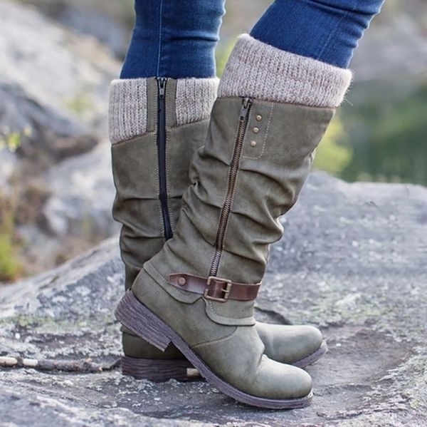 boots knee women high big size chunky low heels shoes booties vintage pu leather gladiator knight warm shoe botas mujer, Black
boots knee women high big size chunky low heels shoes booties vintage pu leather gladiator knight warm shoe botas mujer, Black