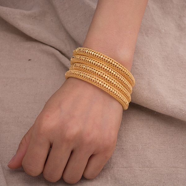 annayoyo 4pcs/lot 24k gold color bangles for women men gold color wedding jewellery dubai bangles ornaments lucky symbol gifts 0930, Black
annayoyo 4pcs/lot 24k gold color bangles for women men gold color wedding jewellery dubai bangles ornaments lucky symbol gifts 0930, Black