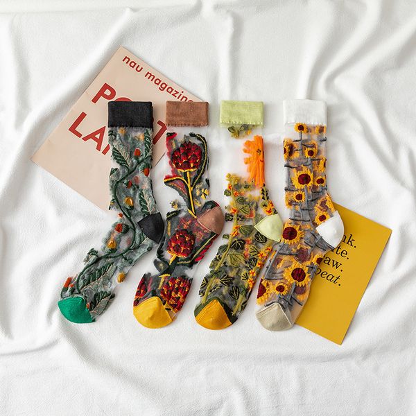 creative harajuku crystal silk tide funny sunflowers vines flowers happy women' socks casual sox for girls, Red;black
creative harajuku crystal silk tide funny sunflowers vines flowers happy women' socks casual sox for girls, Red;black