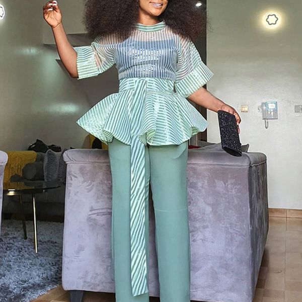 2021 falbala ver-atravs mulher stripe blusa retalhos zper gola pulver western office lady africen moda novo y684, White
2021 falbala ver-atravs mulher stripe blusa retalhos zper gola pulver western office lady africen moda novo y684, White