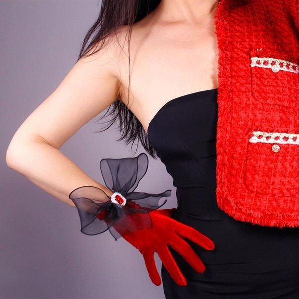 unique red green pink fancy wedding velvet gloves comfortable and fashion for special person party social events guantes novia h jllblu, White
unique red green pink fancy wedding velvet gloves comfortable and fashion for special person party social events guantes novia h jllblu, White