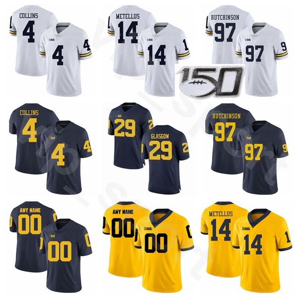 ncaa michigan wolverines university football 4 nico collins jersey college 47 khaleke hudson 29 glasgow 97 aidan hutchinson 14 josh metellus, Black
ncaa michigan wolverines university football 4 nico collins jersey college 47 khaleke hudson 29 glasgow 97 aidan hutchinson 14 josh metellus, Black
