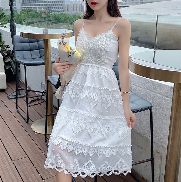 2021 new solid white summer beads dressed woman girdle of sleeveless spaghetti with cleavage in v boho mid dress girly holiday party 2rm1, Black;gray
2021 new solid white summer beads dressed woman girdle of sleeveless spaghetti with cleavage in v boho mid dress girly holiday party 2rm1, Black;gray