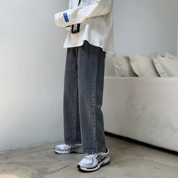 2021 men's brem spring and new autumn released hip-hop line male straight youth pants al5j, Blue
2021 men's brem spring and new autumn released hip-hop line male straight youth pants al5j, Blue