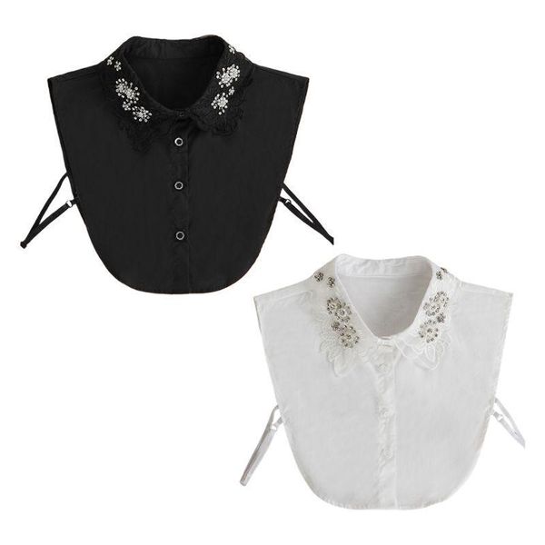 women detachable fake collar rhinestone faux pearls embroidery floral half-shirt y5gc women de jllyen, Blue;red
women detachable fake collar rhinestone faux pearls embroidery floral half-shirt y5gc women de jllyen, Blue;red
