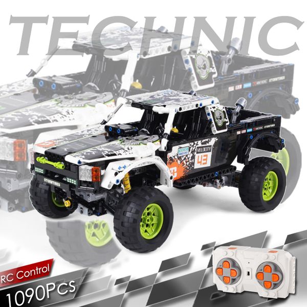 1090pcs technic off-road vehicle remote control building blocks rc city racing car bricks set diy toys car children kids gifts 1008
1090pcs technic off-road vehicle remote control building blocks rc city racing car bricks set diy toys car children kids gifts 1008