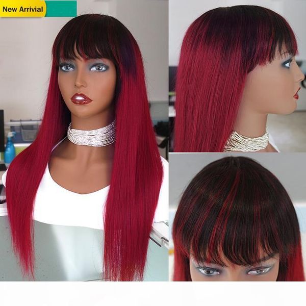1b burgundy colored wig pre plucked malaysian remy straight natural hair wig with bangs 150% red ombre glueless human hair non lace wig, Black;brown
1b burgundy colored wig pre plucked malaysian remy straight natural hair wig with bangs 150% red ombre glueless human hair non lace wig, Black;brown