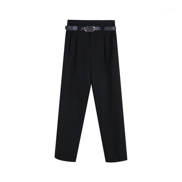 2020 waistband cool suit pants women solid color straight loose high waist slim pants autumn urban casual women1, Black;white
2020 waistband cool suit pants women solid color straight loose high waist slim pants autumn urban casual women1, Black;white