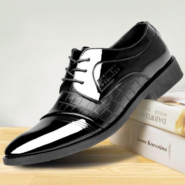 dress shoes leather oxford business men lace up formal pointed toe for wedding 2021, Black
dress shoes leather oxford business men lace up formal pointed toe for wedding 2021, Black