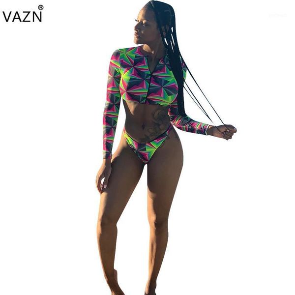 women's two piece pants vazn 2021 design beach style 2 women set print o-neck full sleeve short pant bodycon bodysuits mz81971, White
women's two piece pants vazn 2021 design beach style 2 women set print o-neck full sleeve short pant bodycon bodysuits mz81971, White