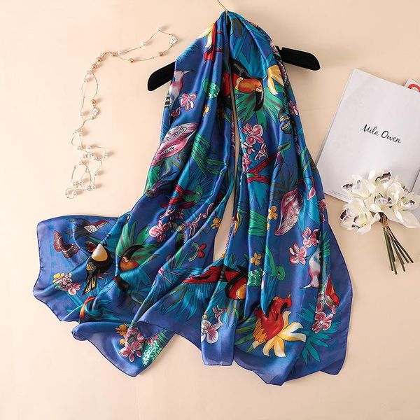 shawls 2021 100% pure silk scarf women summer designer bird foulard shawl ladies long bandana 180*90cm, Blue;gray
shawls 2021 100% pure silk scarf women summer designer bird foulard shawl ladies long bandana 180*90cm, Blue;gray