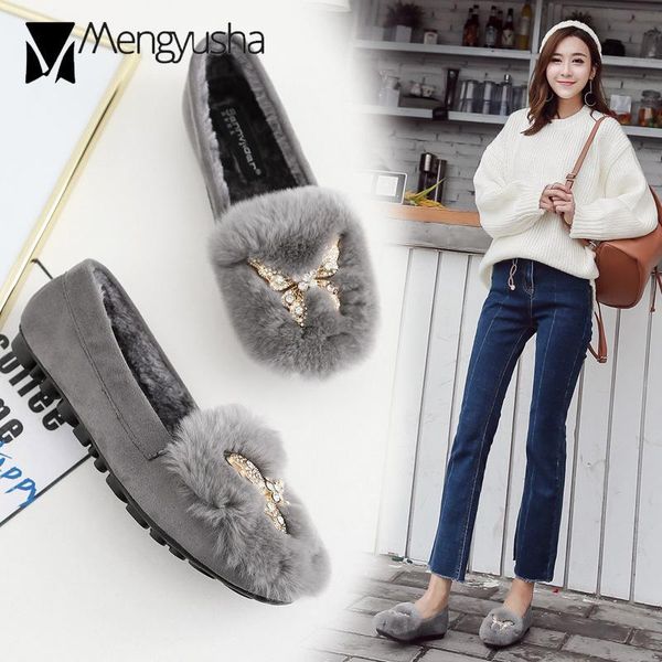 luxury crystal butterfly fur flats women round toe soft bottom moccasins ladies warm plush winter shoes cotton padded loafers, Black
luxury crystal butterfly fur flats women round toe soft bottom moccasins ladies warm plush winter shoes cotton padded loafers, Black