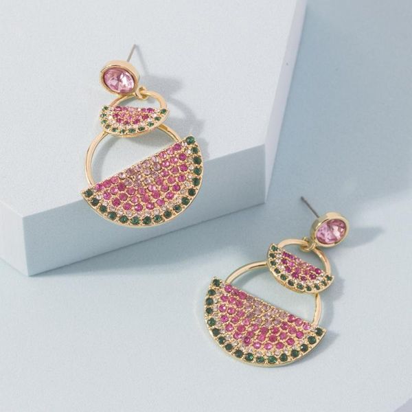 New Fashion Summer Fruit Watermelon Earrings Female Lovely Girl Dangle Earring for Women Fine Jewelry Accessories Dropshipping, Silver
New Fashion Summer Fruit Watermelon Earrings Female Lovely Girl Dangle Earring for Women Fine Jewelry Accessories Dropshipping, Silver