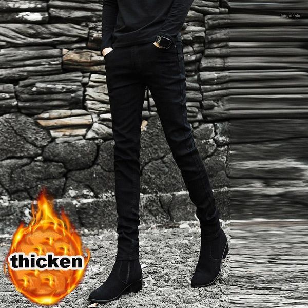 wholesale 2021 black teenager plus velvet jeans men's autumn winter slim-fitting pants thick stretch cotton casual pencil pants1, Blue
wholesale 2021 black teenager plus velvet jeans men's autumn winter slim-fitting pants thick stretch cotton casual pencil pants1, Blue