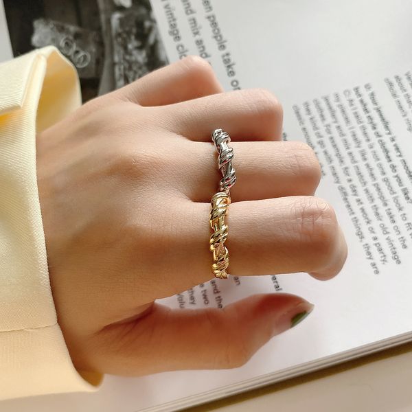 design french style 925 sterling silver handmade knotted ring minimalist fashion ring ladies design ring ing, Red;brown
design french style 925 sterling silver handmade knotted ring minimalist fashion ring ladies design ring ing, Red;brown