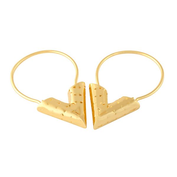 fashion stainless steel jewelry wholesale designer earrings fashion accessories flower jewelry gold hoop earrings, Golden
fashion stainless steel jewelry wholesale designer earrings fashion accessories flower jewelry gold hoop earrings, Golden