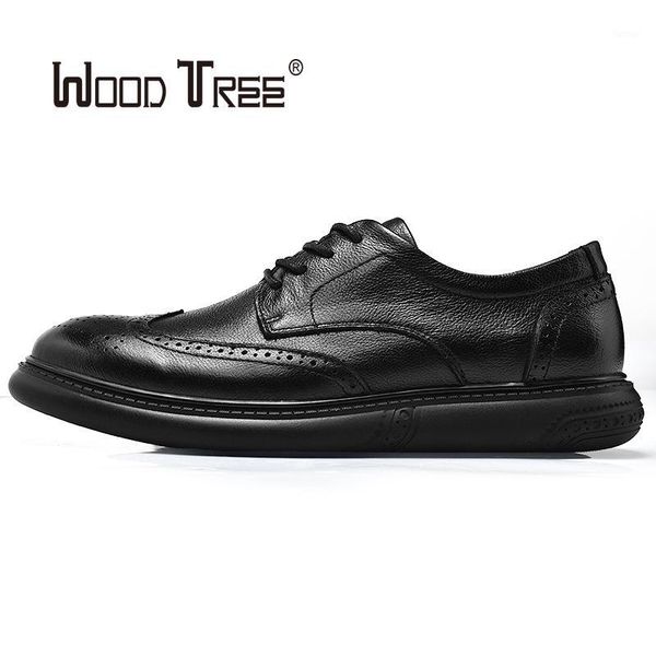 woodtree men's formal business men's leather dress office shoes comfortable gentleman shoes oxford1, Black
woodtree men's formal business men's leather dress office shoes comfortable gentleman shoes oxford1, Black