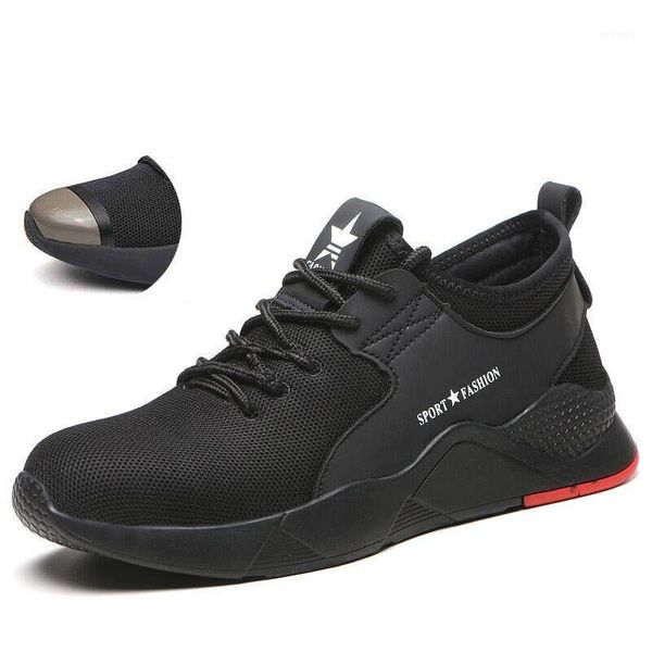mens boots fashion safety shoes breathable lightweight widened anti-smashing steel toe work sandals single mesh outdoor sneaker1, Black
mens boots fashion safety shoes breathable lightweight widened anti-smashing steel toe work sandals single mesh outdoor sneaker1, Black