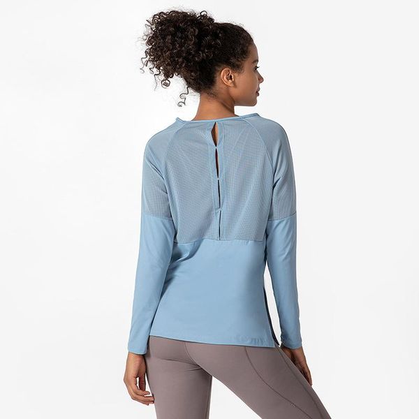 loose mesh breathable sports women's long-sleeved sports fitness clothes quick-drying t-shirt gym long-sleeved yoga clothes, Black;blue
loose mesh breathable sports women's long-sleeved sports fitness clothes quick-drying t-shirt gym long-sleeved yoga clothes, Black;blue