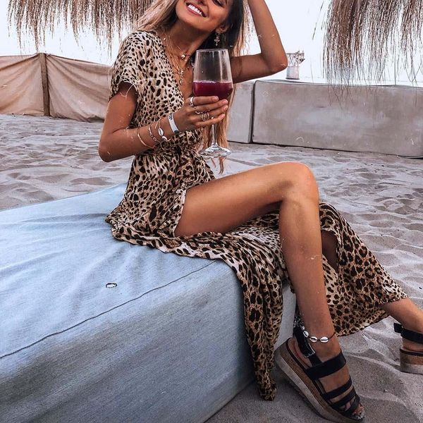 sleeveless leopard print dress ladies v neck pocket loose midi ankle length dress women summer causal beach party dresss dames jurken y7, Black;gray
sleeveless leopard print dress ladies v neck pocket loose midi ankle length dress women summer causal beach party dresss dames jurken y7, Black;gray