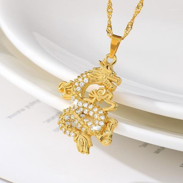 hip hop cz dragon pendant necklaces for women men crystal zircon gold necklace chain bijoux collar stainless steel punk jewelry1, Silver
hip hop cz dragon pendant necklaces for women men crystal zircon gold necklace chain bijoux collar stainless steel punk jewelry1, Silver