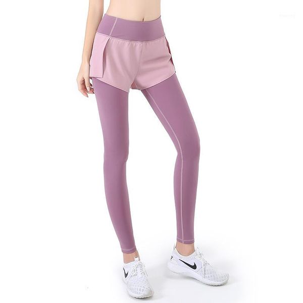 running pants bare sense mock two-piece yoga female high-waisted buttock lifting fitness culottes elasticity sports training tro1, Black;blue
running pants bare sense mock two-piece yoga female high-waisted buttock lifting fitness culottes elasticity sports training tro1, Black;blue