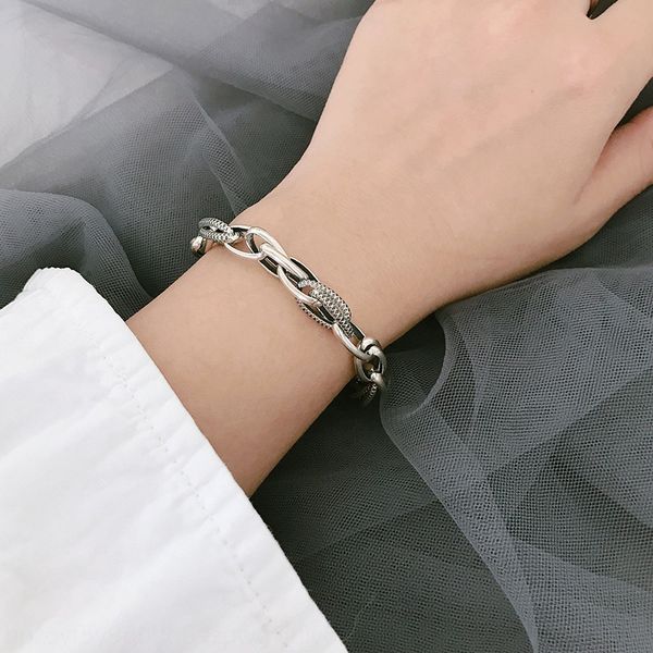 korean east gate 925 sterling silver old thick chain bracelet thai silver circle adjustable bracelet ins the same type fuwe3, Golden;silver
korean east gate 925 sterling silver old thick chain bracelet thai silver circle adjustable bracelet ins the same type fuwe3, Golden;silver