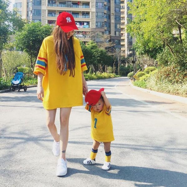 2020 summer matching family outfits fashion letter print casual tshirt mother father kids shirts baby romper fashion family look1, Blue
2020 summer matching family outfits fashion letter print casual tshirt mother father kids shirts baby romper fashion family look1, Blue
