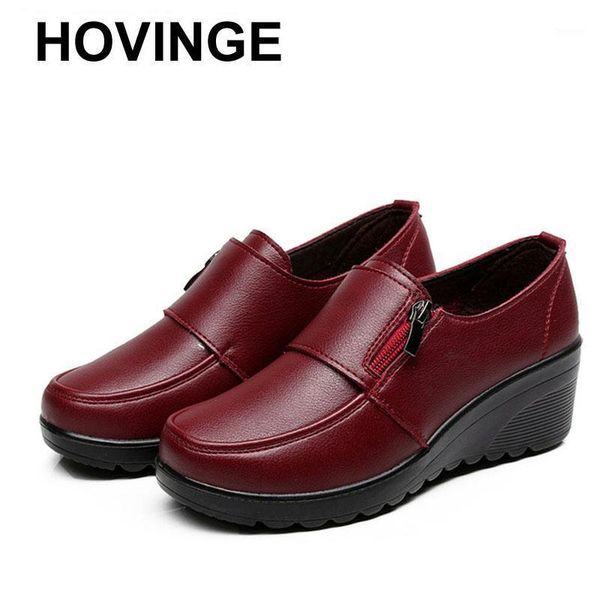 hovinge2020 spring autumn fashion women shoes genuine leather wedge shoes for women single casual mother high heels1, Black
hovinge2020 spring autumn fashion women shoes genuine leather wedge shoes for women single casual mother high heels1, Black