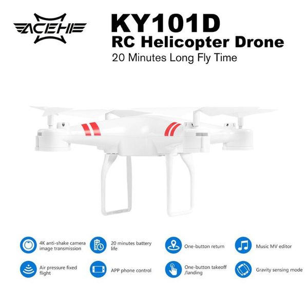 ky101d rc вертолет drone с hd wifi fpv 4k 16mp камера 2.4g 4-оси rc самолета дроны одной батареи
ky101d rc вертолет drone с hd wifi fpv 4k 16mp камера 2.4g 4-оси rc самолета дроны одной батареи