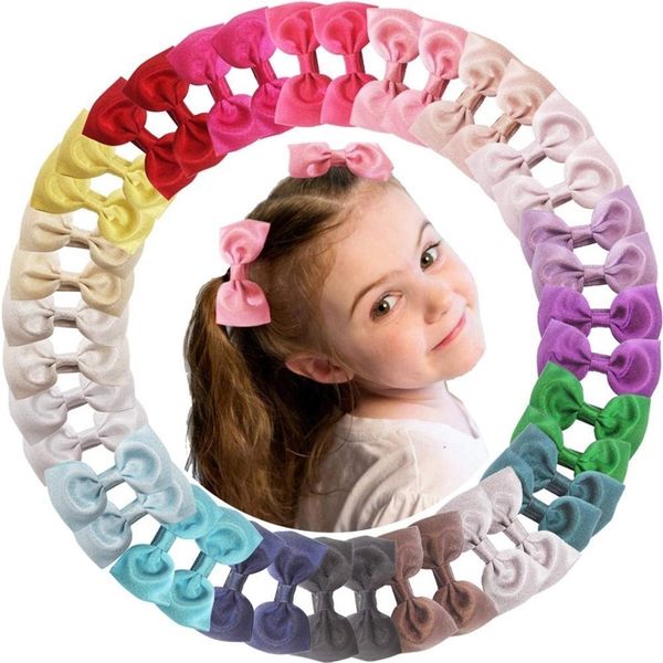 40 pcs 2.75 inch hair bow alligator clips for baby girl boutique polyester ribbon hair bands hair accessories for newborn infant y200710, Slivery;white
40 pcs 2.75 inch hair bow alligator clips for baby girl boutique polyester ribbon hair bands hair accessories for newborn infant y200710, Slivery;white